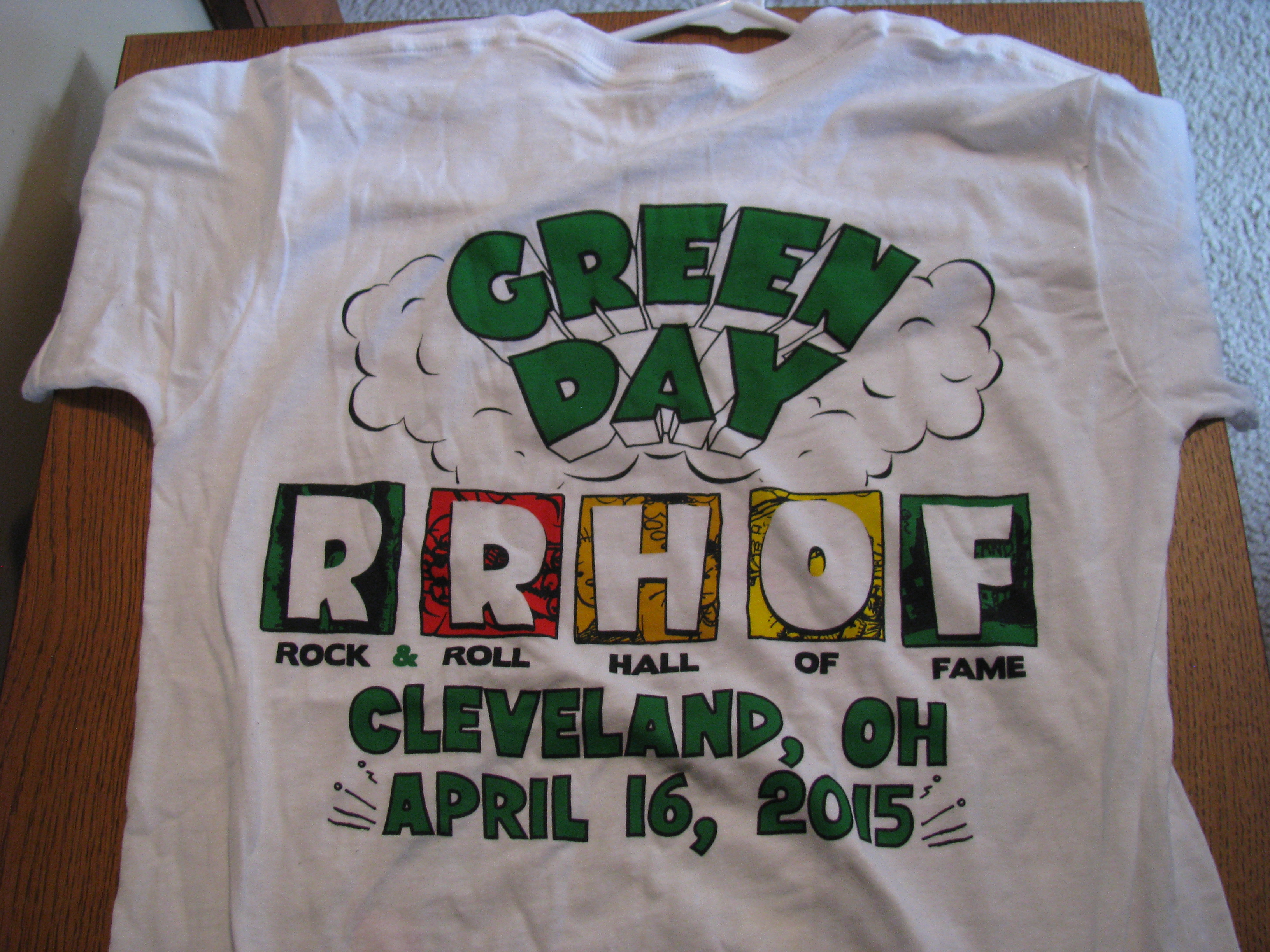 Green Day limited edition shirt