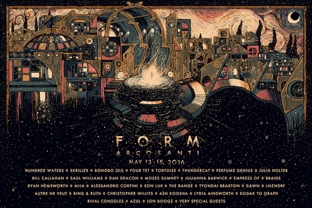 Hundred Waters Announce FORM Arcosanti 2016 Lineup: Skrillex, Four Tet, Dan Deacon, Thundercat, More