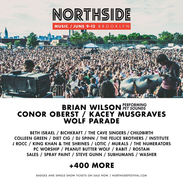 Northside Festival 2016: Brian Wilson, Kacey Musgraves, Conor Oberst, and More