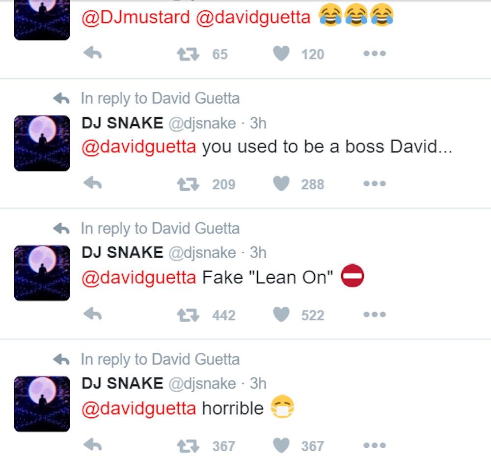 Diplo and DJ Snake Accuse David Guetta of Stealing 'Lean On' on 'This One's for You'