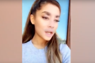 Ariana Grande and Jimmy Fallon Swap Faces in ‘Into You’ Snapchat Video