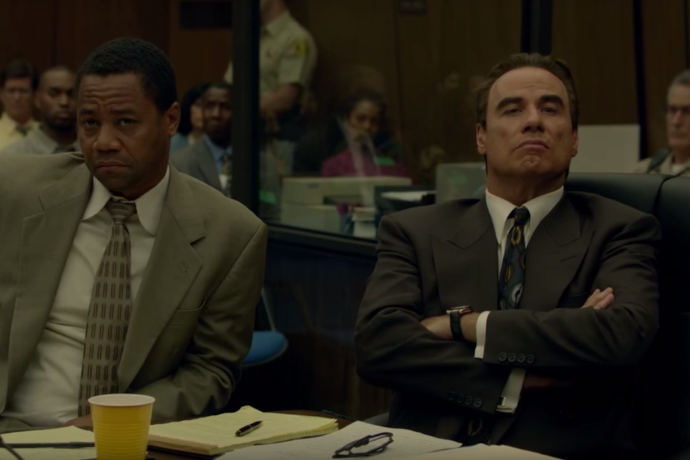 Let's Appreciate <em></noscript>The People v. O. J. Simpson</em>‘s Emmy-Worthy “N***a, Please” Scene” title=”gooding travolta” data-original-id=”208897″ data-adjusted-id=”208897″ class=”sm_size_full_width sm_alignment_center ” />
<p>This is a lot to take in before Cochran’s real slam dunk comes. He does a quick turn to look down at the camera, and at poor in-over-his-head Darden. You see the mix of pity in his angled eyebrows, and the venom in his eyes, as he shakes his head. <em>Bless your heart</em><em>, </em><em>child</em>, they say. <em>Bless. Your. Heart</em>.</p>
<p>“Nigga, please.”</p>
<img src=