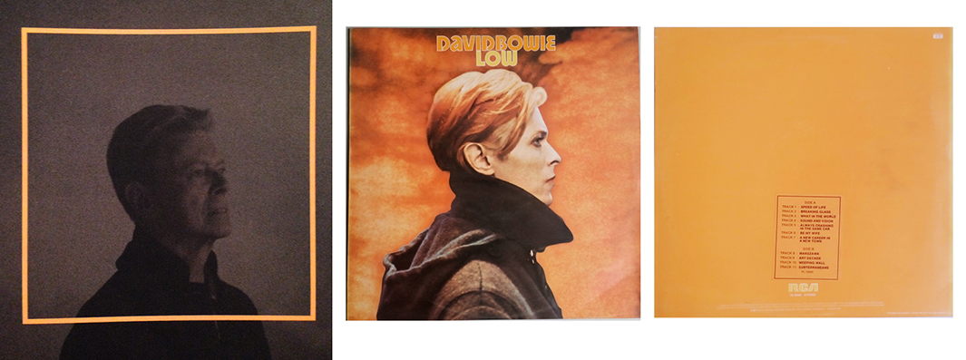 David Bowie Fans Are Still Sending Us Incredibly Elaborate <i>
<p>A reader going by “skriet skriet” pointed out that the Bowie portrait next to the “I Can’t Give Everything Away” lyrics might be a reference to the cover of his 1977 masterpiece <em>Low. </em>In both images, Bowie is shown in profile, looking to the viewer’s right, wearing a dark coat with a high collar, and both images feature a similar color palettes. <a href=