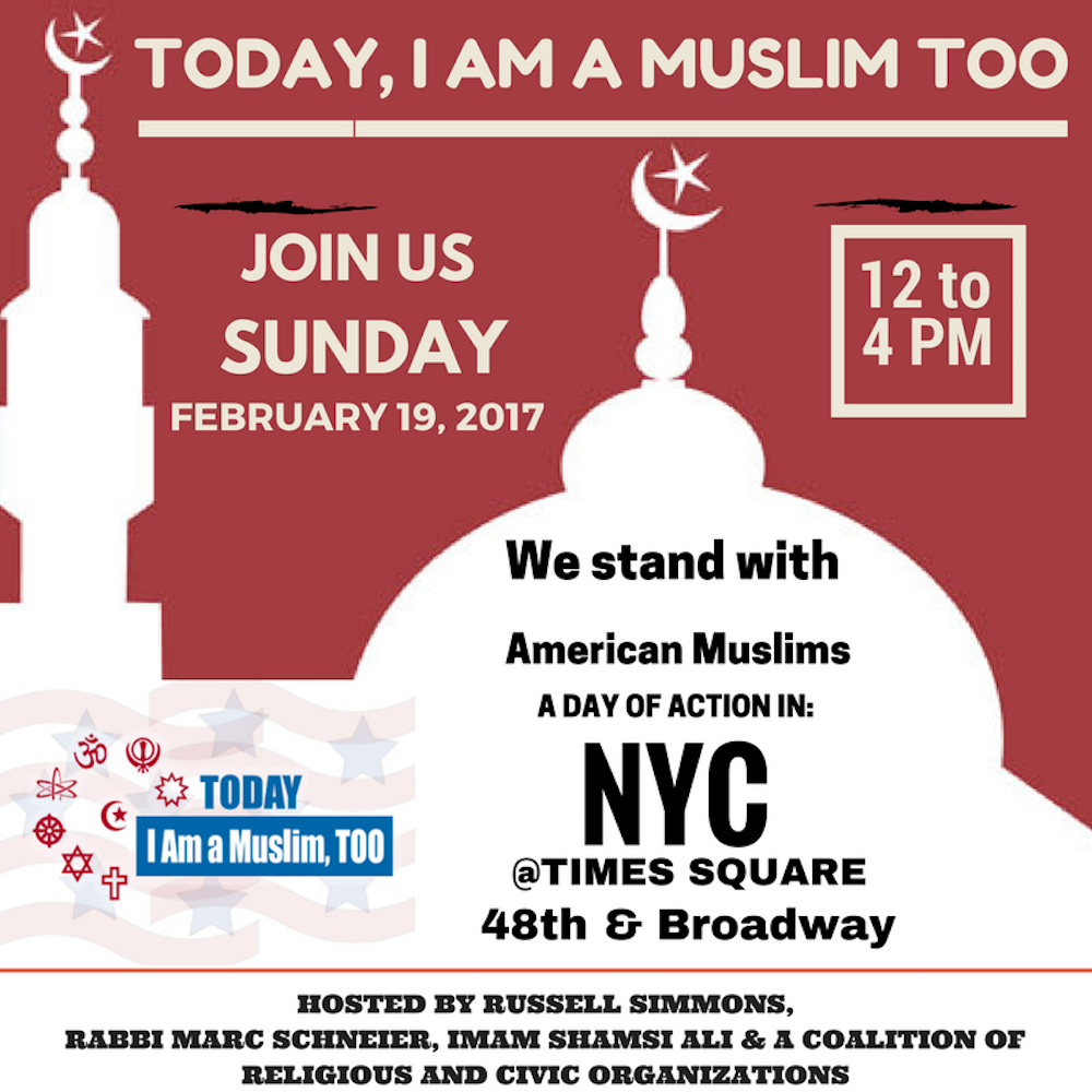Russell Simmons to Host “I Am a Muslim Too” Rally This Sunday