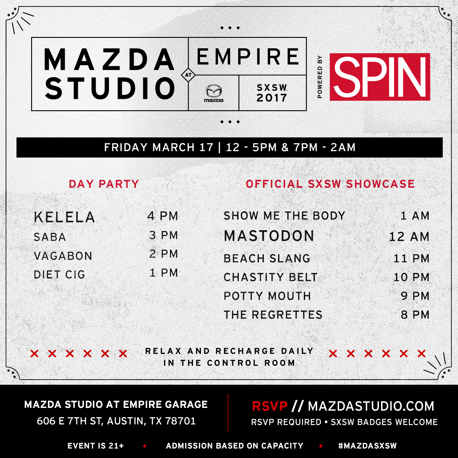 SPIN SXSW 2017 Showcases at Mazda Studio at Empire: Mastodon, Danny Brown, Lil Yachty, and More