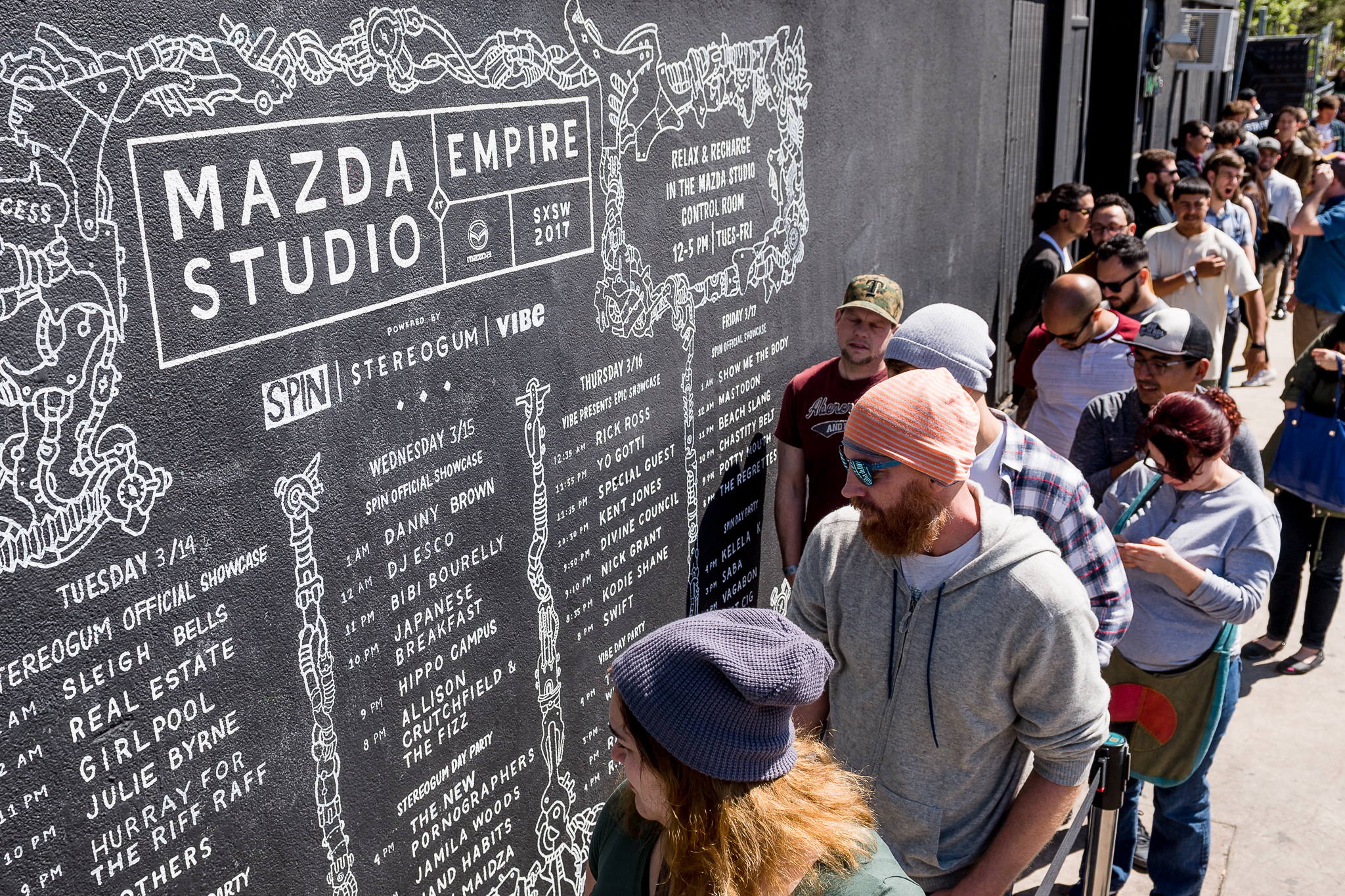 SXSW 2017 Gallery: Behind the Scenes at Mazda Studio at Empire