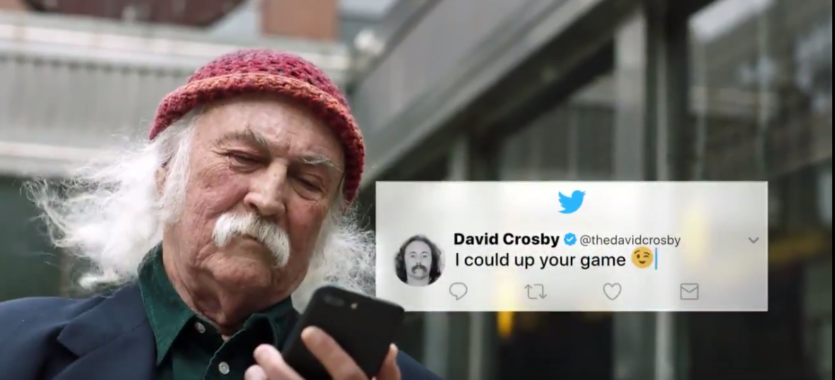 David Crosby Trolls Chance the Rapper in New Twitter Ad