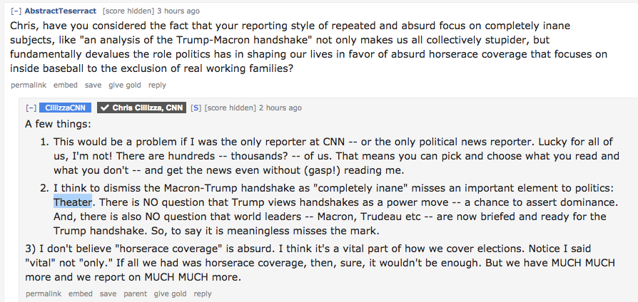 CNN's Most Cynical Pundit Got Mercilessly Owned in a Reddit AMA