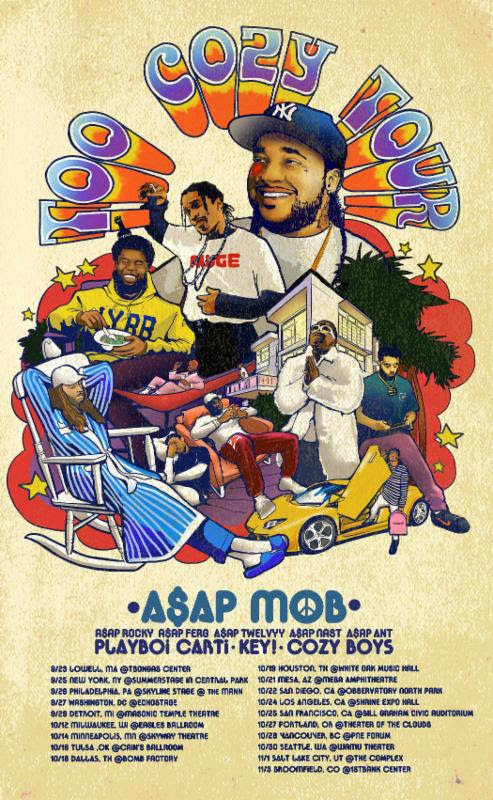 A$AP Mob Announces Fall US Tour With Playboi Carti