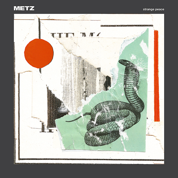 Metz Announce New Album <i></noscript>Strange Peace</i>, Release “Drained Lake”” title=”METZ_StrangePeace_COVER” data-original-id=”251992″ data-adjusted-id=”251992″ class=”sm_size_full_width sm_alignment_center ” data-image-source=”getty” />
<p><strong>Metz, <em>Strange Peace</em> track list</strong><br />
1. “Mess of Wires”<br />
2. “Drained Lake”<br />
3. “Cellophane”<br />
4. “Caterpillar”<br />
5. “Lost in the Blank City”<br />
6. “Mr. Plague”<br />
7. “Sink”<br />
8. “Common Trash”<br />
9. “Escalator Teeth”<br />
10. “Dig a Hole”<br />
11. “Raw Materials”</p><div class=
