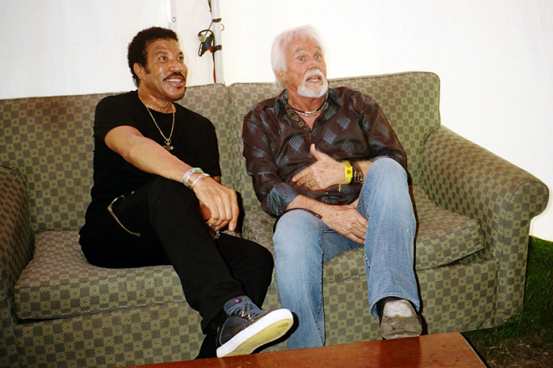 Lionel Richie and Kenny Rogers / Photo by Ysa Pérez