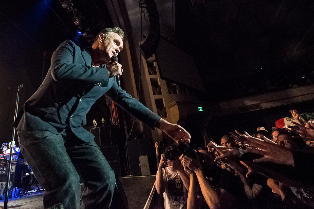 Morrissey at City National Civic, San Jose, California, May 7, 2014 / Photo by Wilson Lee