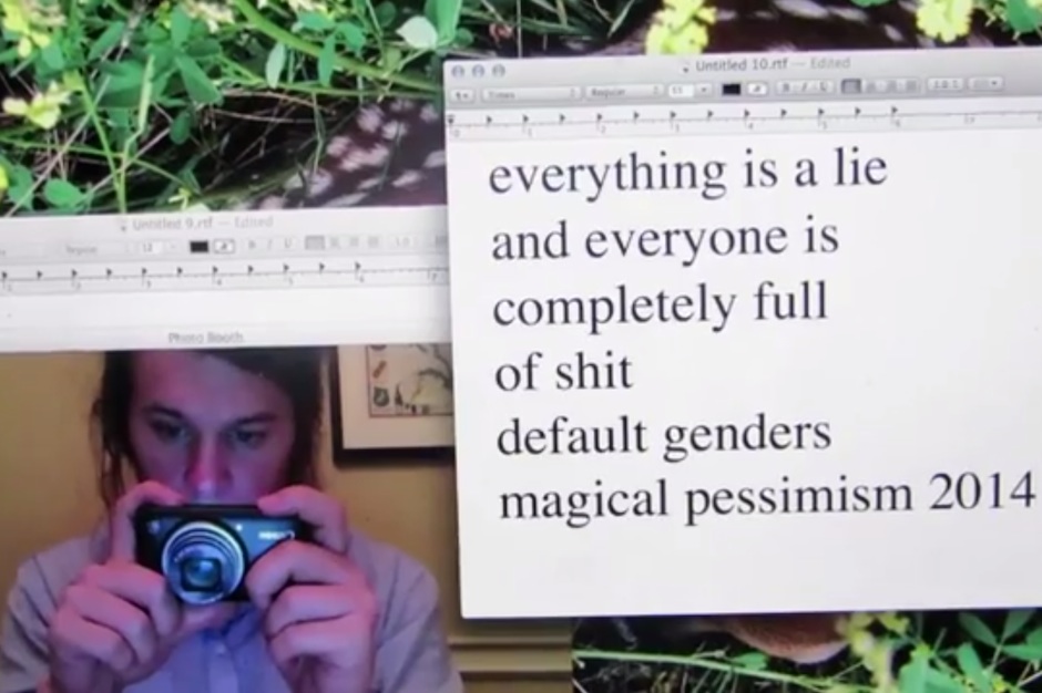Default Genders, "Everything Is a Lie and Everyone Is Completely Full of Shit," stream, video, Dead Girlfriends, Elite Gymnastics, James Brooks