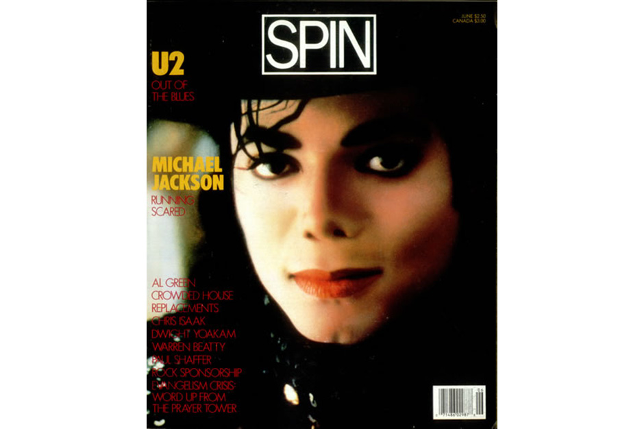 Michael Jackson on the June 1987 cover of SPIN