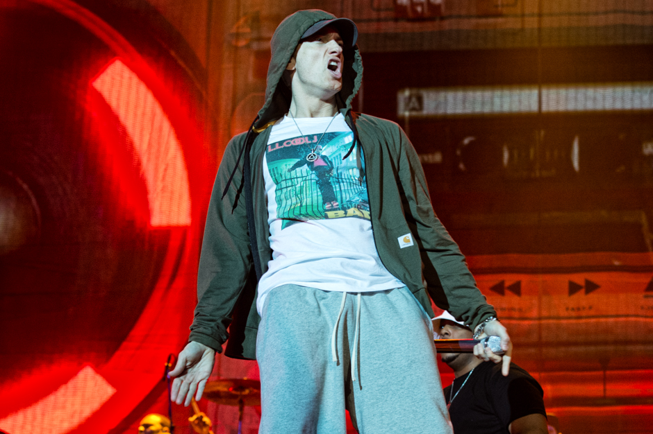 Eminem at Lollapalooza, Chicago, August 1-3, 2014 / Photo by Dana (distortion) Yavin