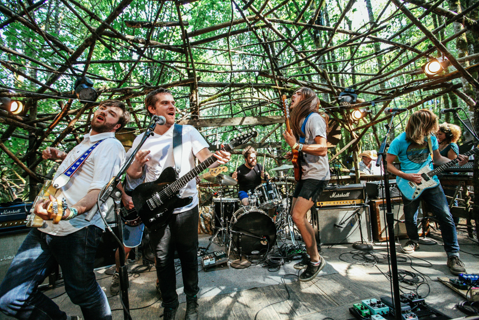 Diarrhea Planet at Pickathon, Happy Valley, Oregon, August 1-3, 2014 / Photo by Todd Cooper