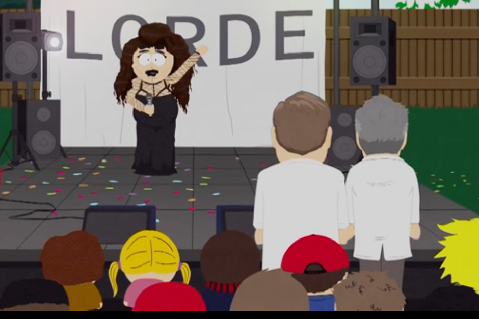 Lorde South Park Spoof Comedy Central