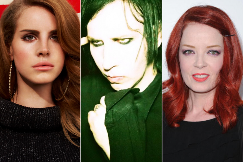 Lana Del Rey / Marilyn Manson / Shirley Manson (Getty Images)