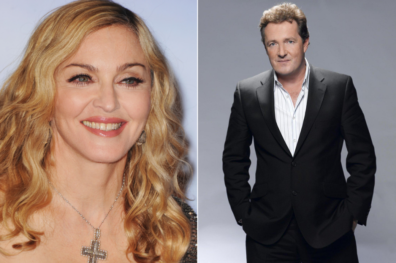 Madonna (Getty Images) / Piers Morgan