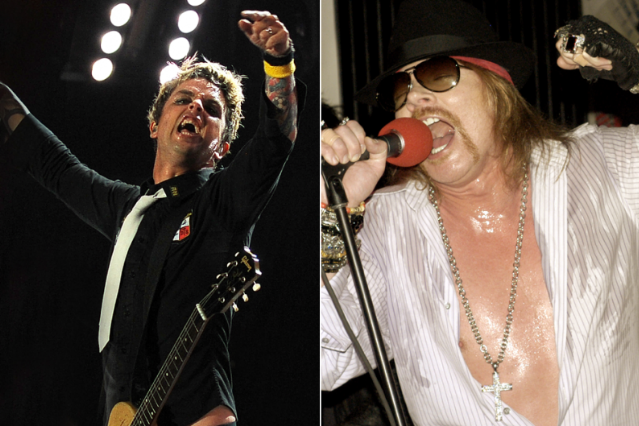 Billie Joe Armstrong / Axl Rose (Getty Images)