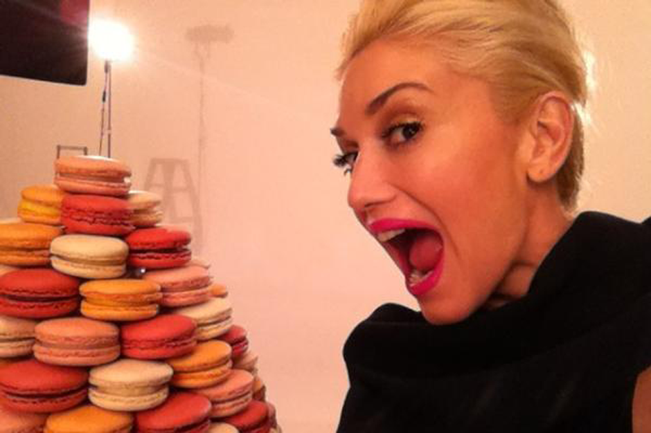 Gwen Stefani, Eating Macarons Instead of Recording