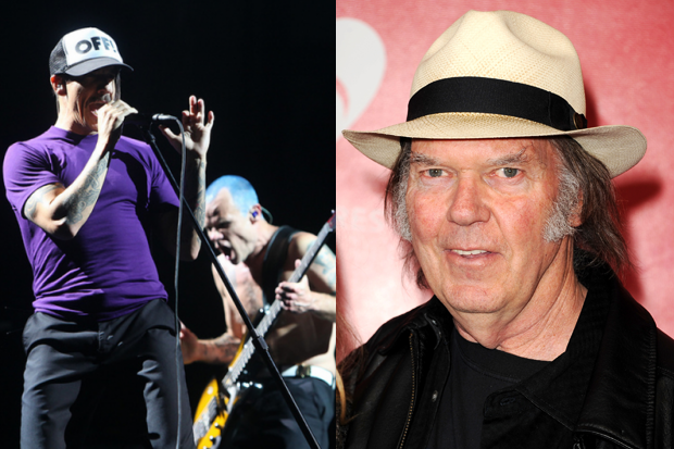 RHCP (Photo: Mark C. Austin); Neil Young (Photo: Getty Images)