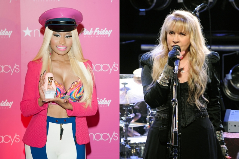 Idol Stevie Nicks Nicki Minaj strangle Mariah Carey