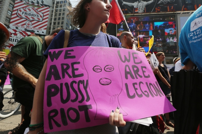 Pussy Riot protest