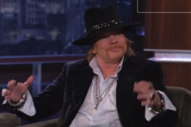 Axl Rose on 'Kimmel'