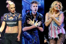 gwen stefani no doubt justin bieber kesha american music awards 2012 amas