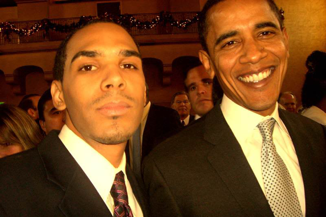Al Walser and Barack Obama in 2007