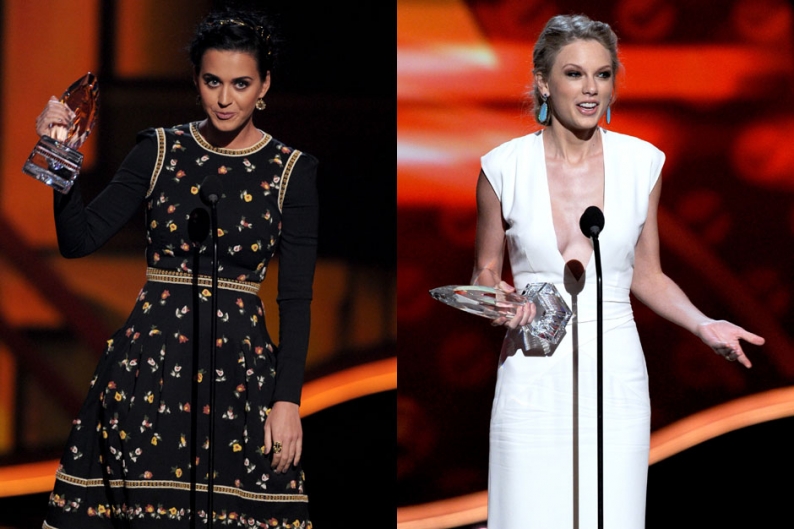 katy perry, taylor swift, people's choice awards