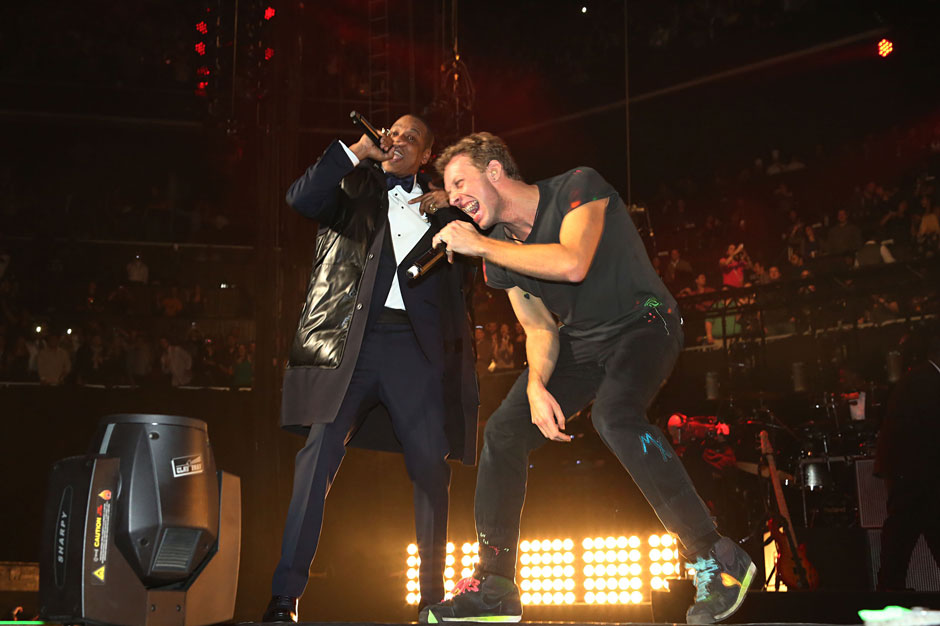 Jay-Z and Chris Martin / Photo by Johnny Nunez/Getty Images