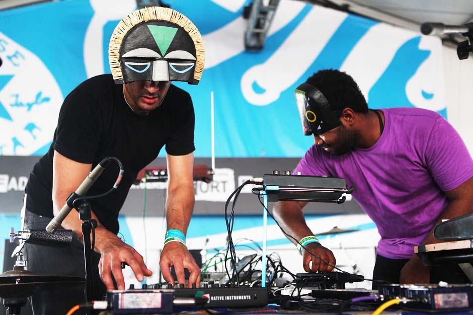 SBTRKT and Sampha / Photo by Roger Kisby/Getty Images