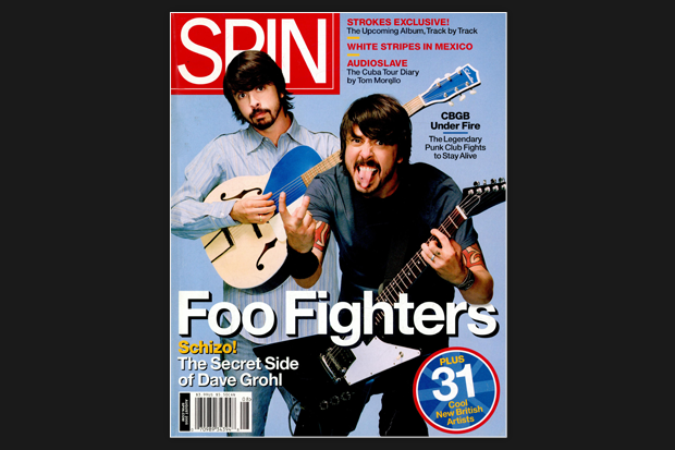 Dave Grohl SPIN Cover August 2005