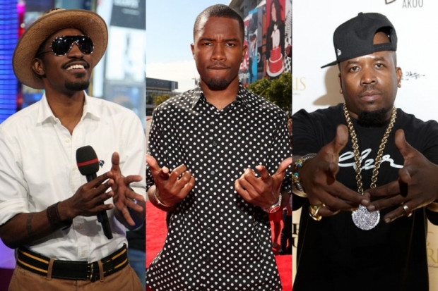Andre 3000/Frank Ocean/Big Boi/ Photos by Getty Images