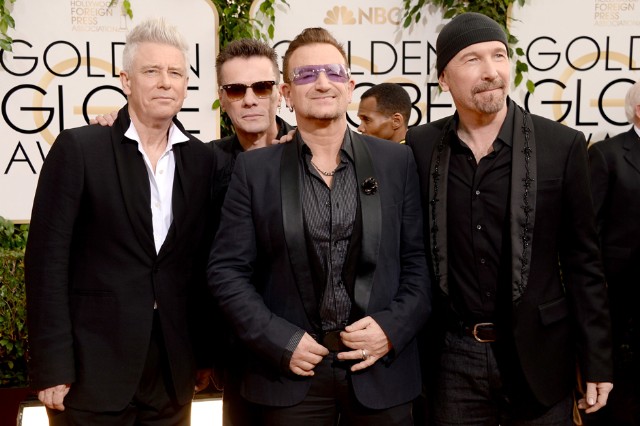 u2, golden globes, nelson mandela, ordinary love