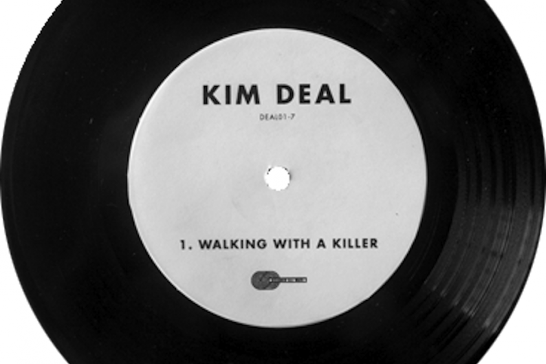 Kim Deal's "Walking With a Killer" single