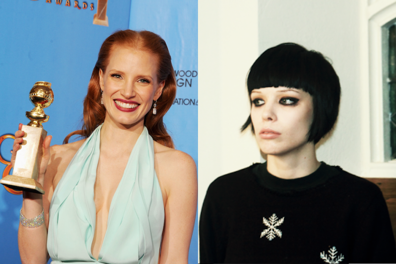 Jessica Chastain and Alice Glass