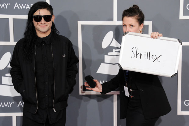 Skrillex on the red carpet / Photo by Getty Images
