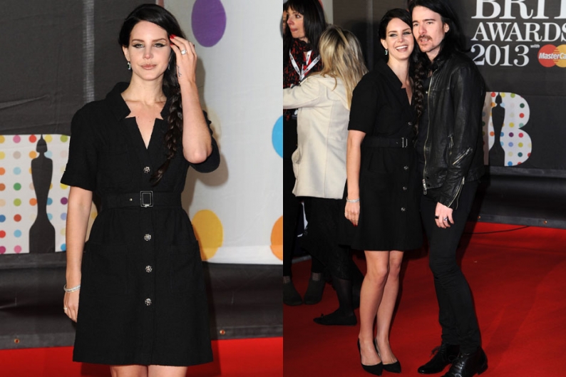 Lana Del Rey goes Nurse Ratched chic for the 2013 Brit Awards / Photos by Getty Images