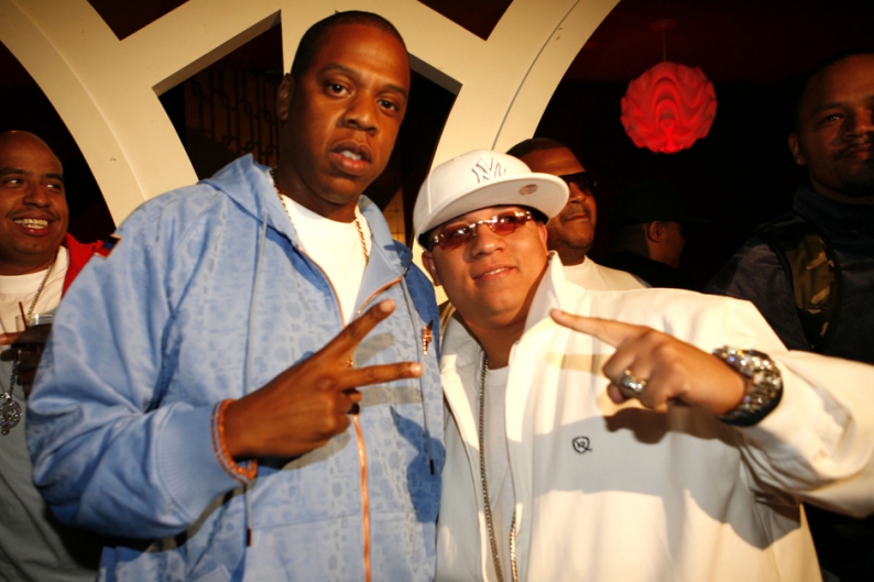Héctor El Father with Jay-Z / Photo by Shareif Ziyadat, Getty Images