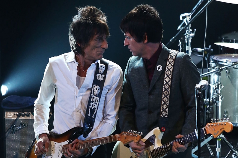 johnny marr, ronnie wood, how soon is now