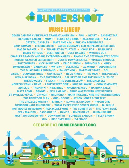 Bumbershoot 2013 Lineup Death Cab for Cutie Transatlanticism