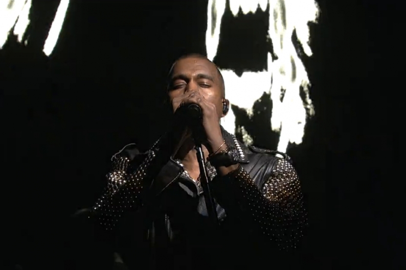 Kanye West Saturday Night Live Black Skinheads New Slaves