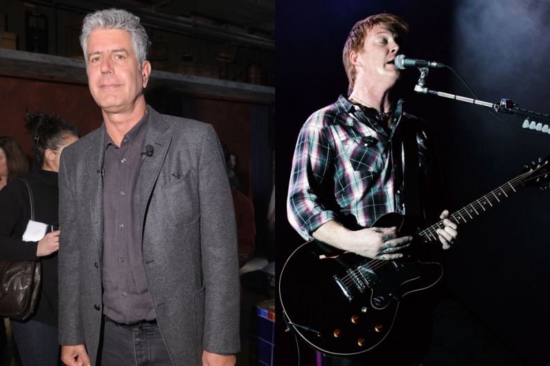 anthony bourdain, queens of the stone age, like clockwork