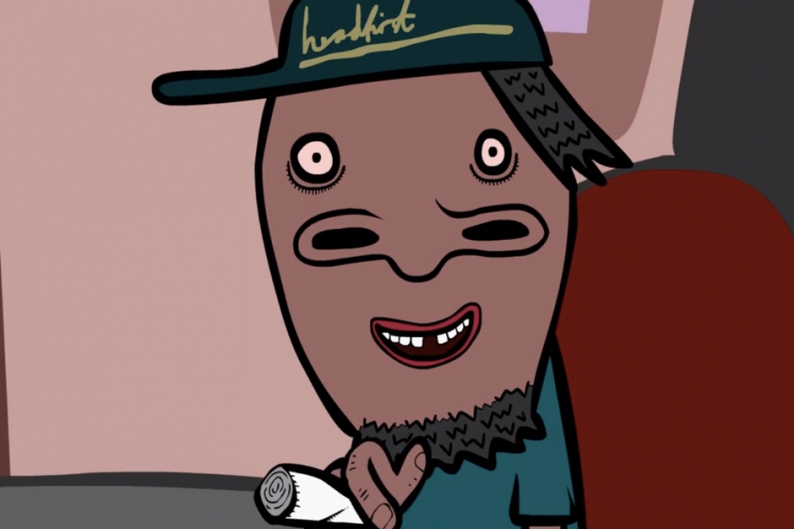 Danny Brown DJ Muggs 'Headfirst' Video Cartoon