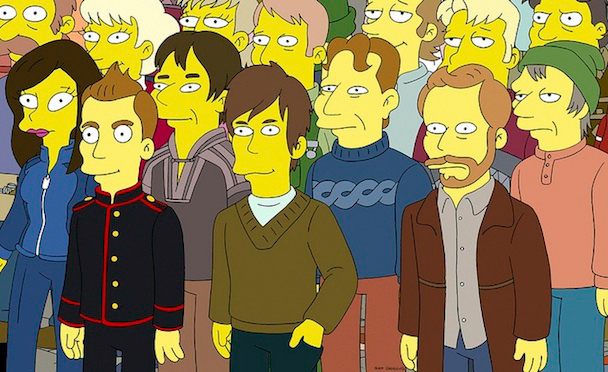 Sigur Rós on <i>The Simpsons</i>, (L-R) Jónsi, Orri Páll Dýrason, Georg Hólm