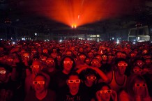 Watching Kraftwerk in 3D at Sonar