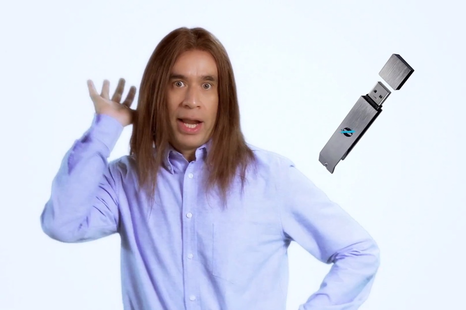 Fred Armisen in Queens of the Stone Age's '...Like Clockwork' USB flash drive infomercial